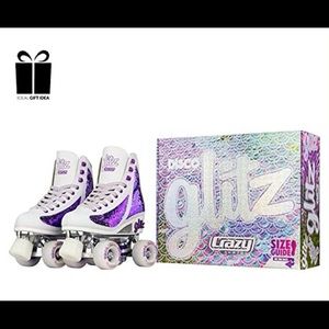 Brand new roller skates. Never worn. Box says size 6 but fits like 7 1/2.